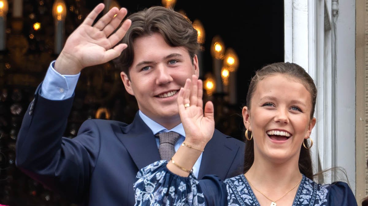 Kronprins Christian og prinsesse Isabella.