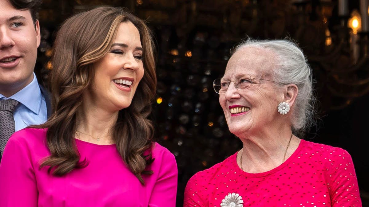 Dronning Mary og dronning Margrethe.