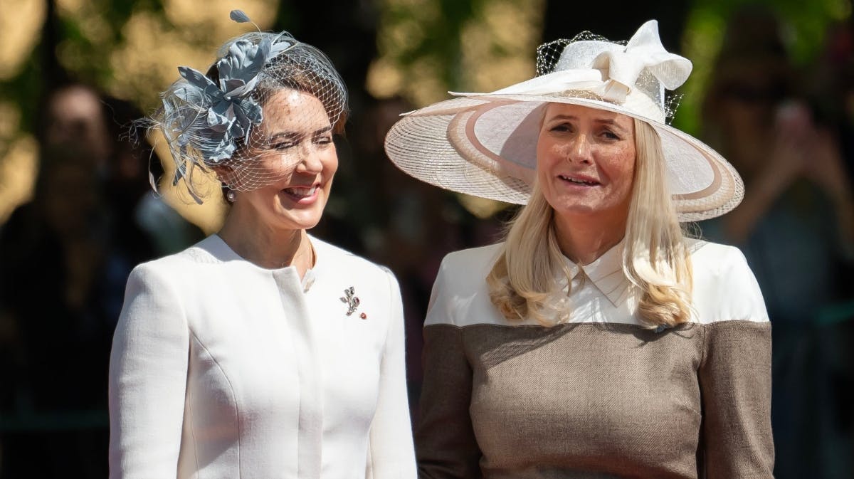 Dronning Mary og kronprinsesse Mette-Marit
