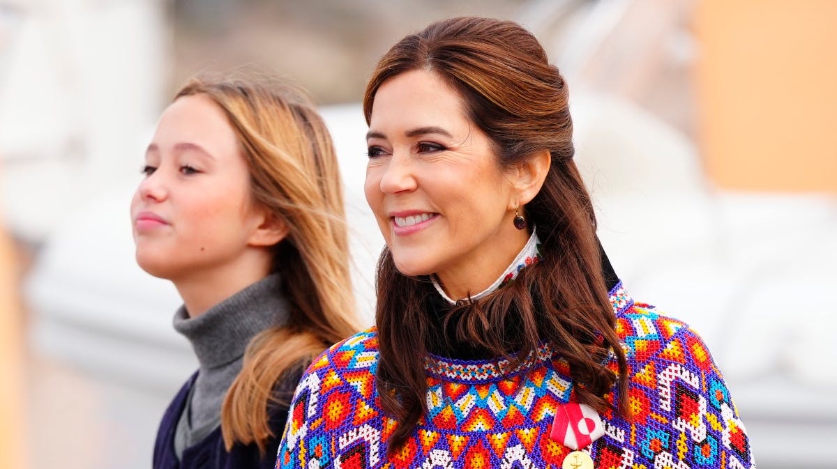 Kongefamilien ankom tirsdag til Sisimiut.