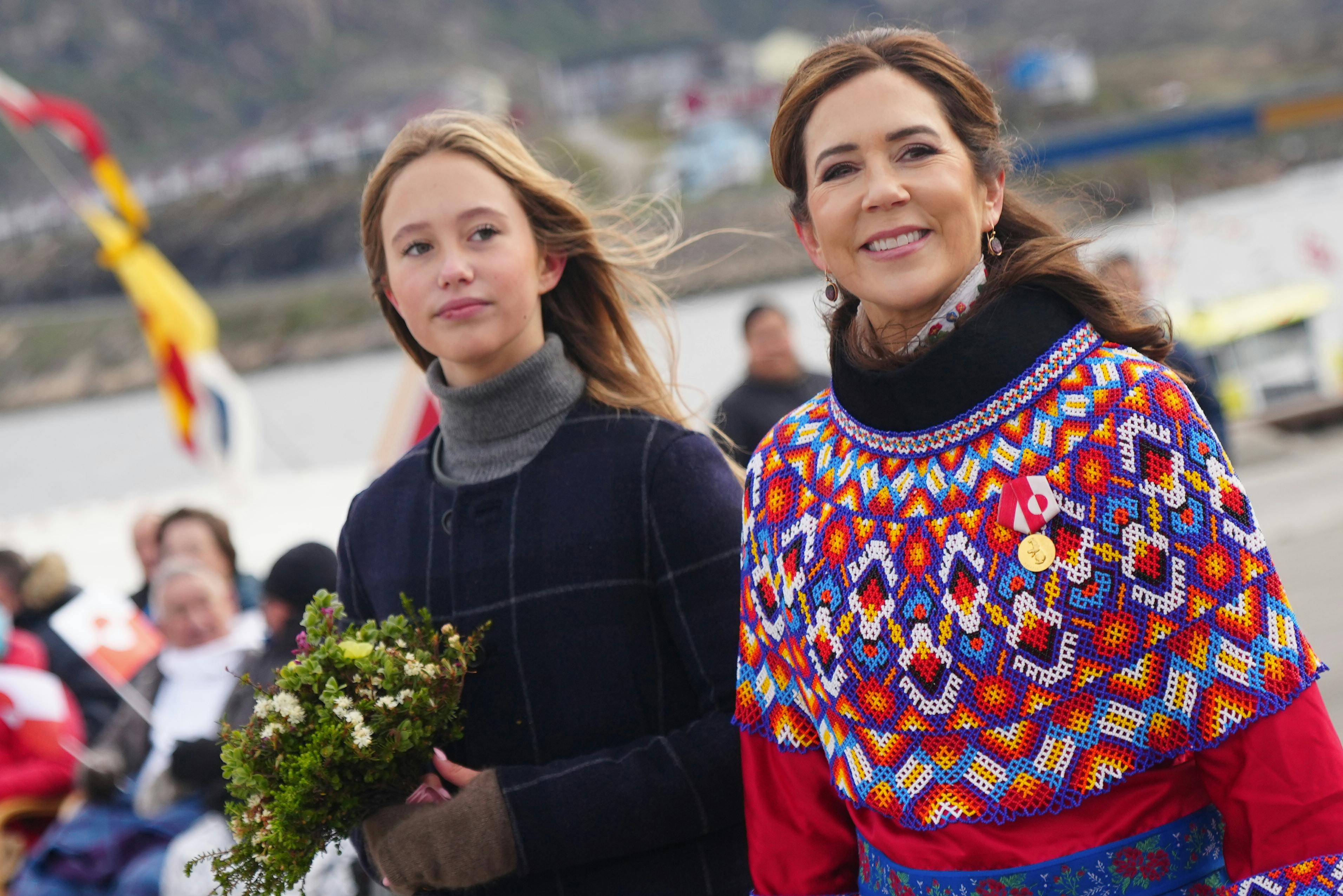 Dronning Mary og prinsesse Josephine