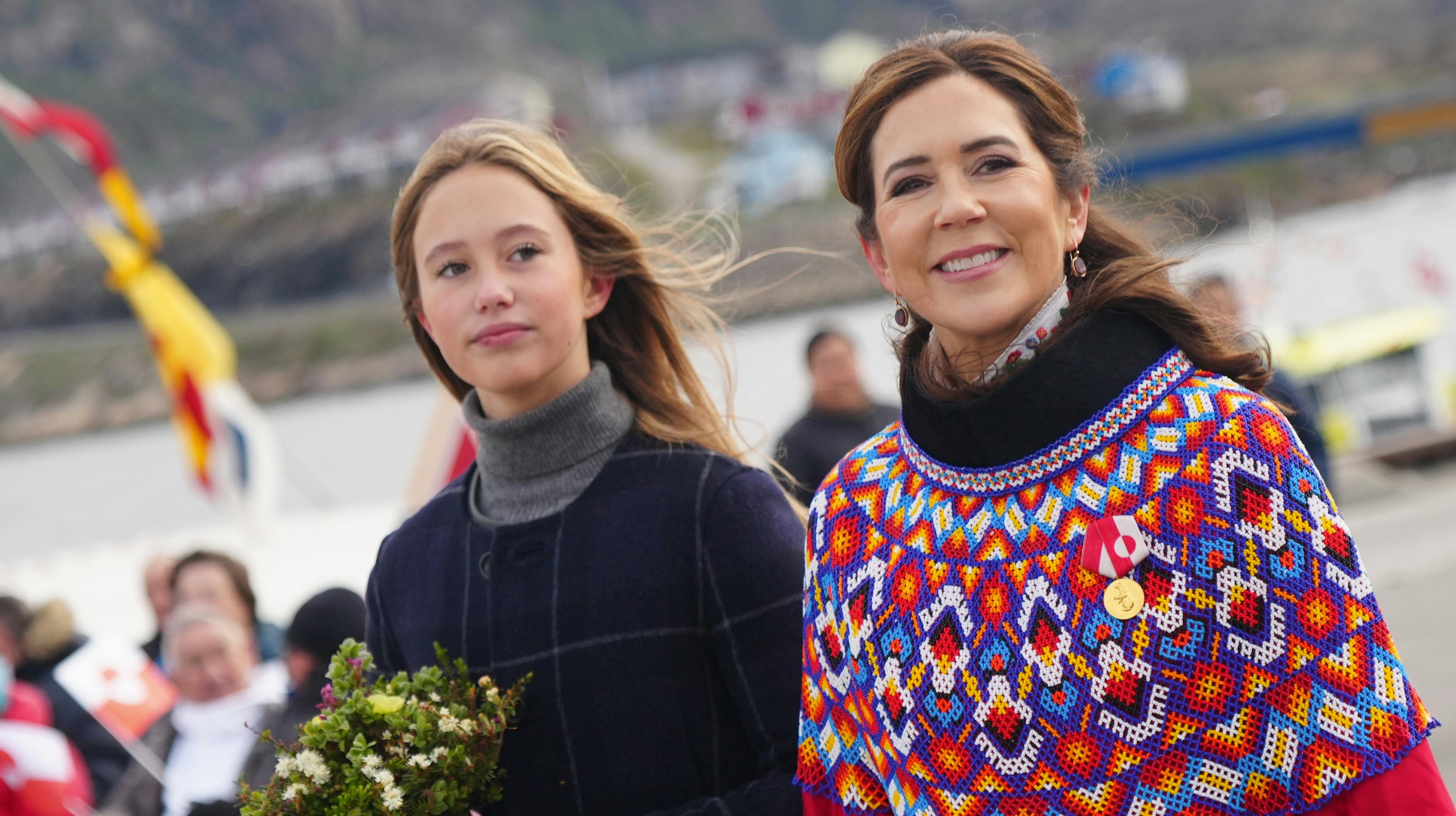 Dronning Mary og prinsesse Josephine