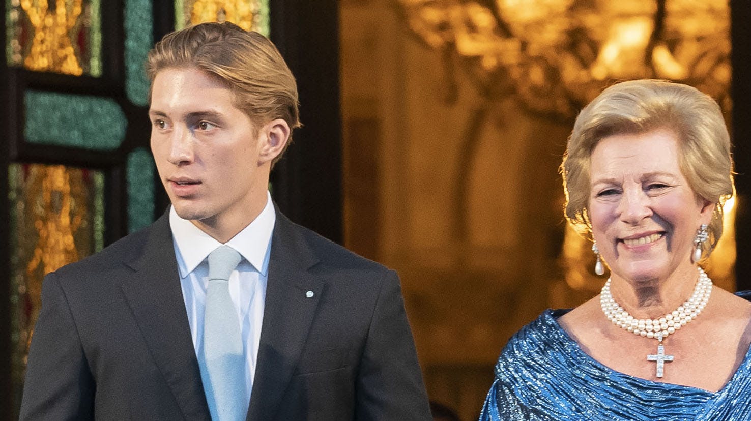 Prins Konstantin-Alexios og dronning Anne-Marie. 