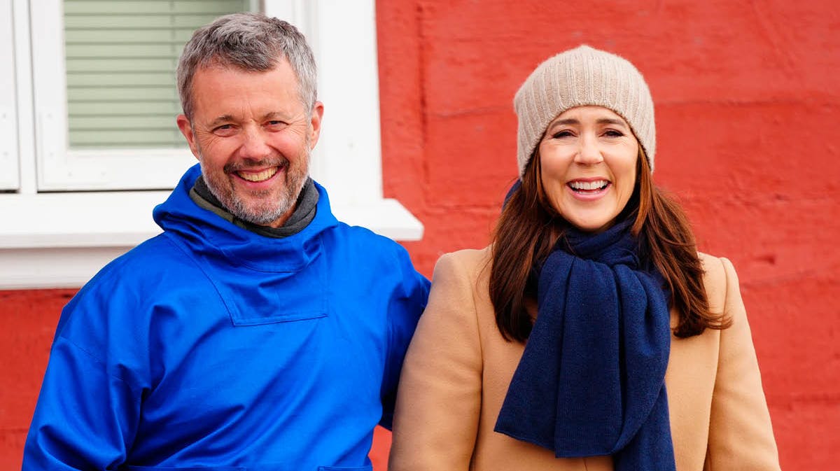 Kong Frederik og dronning Mary.