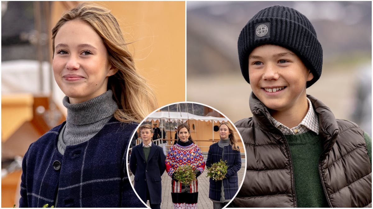 De bedste pletskud af prins Vincent og prinsesse Josephine på besøg i Sisimiut
