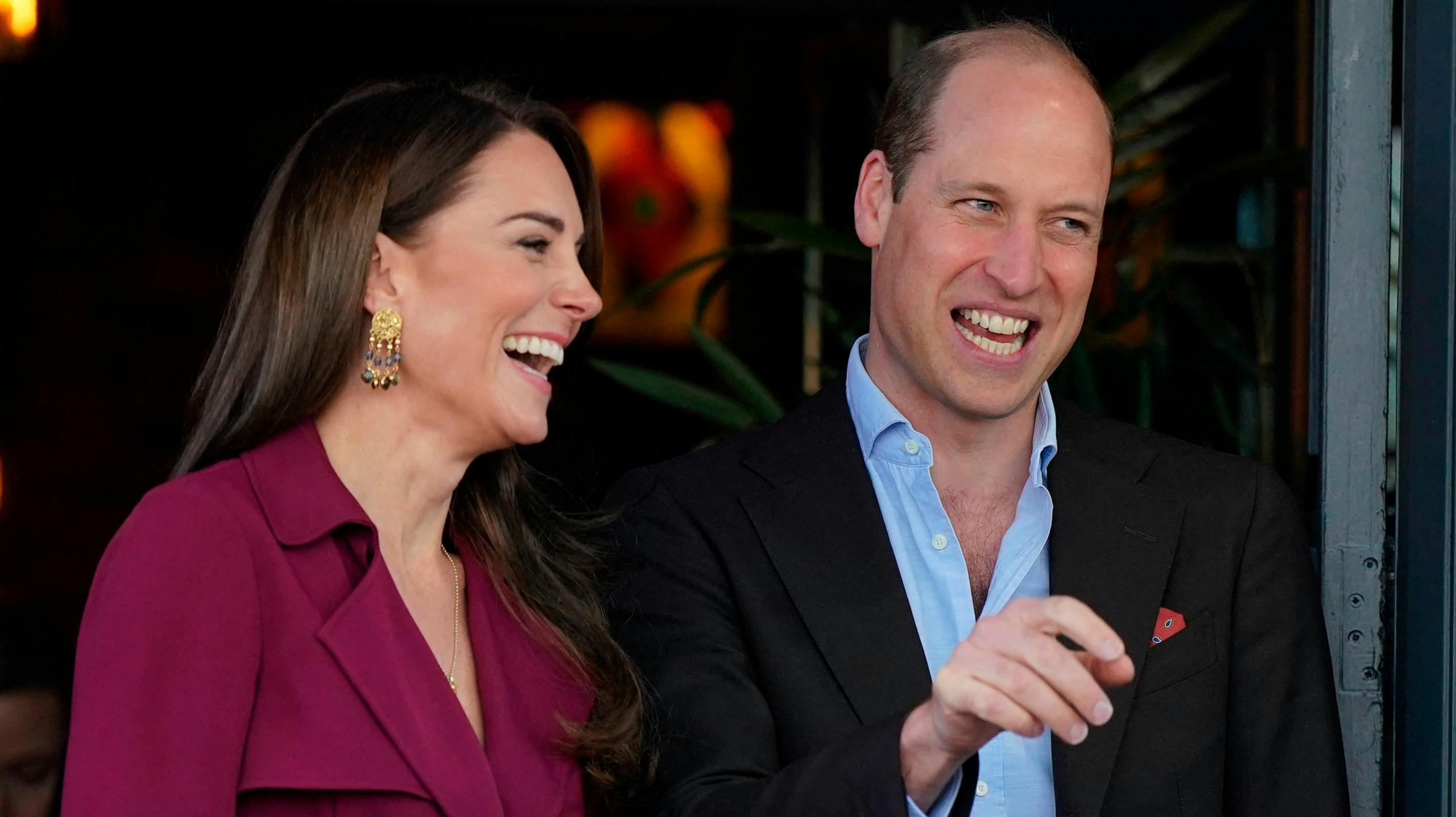 Prinsesse Kate og prins William. 
