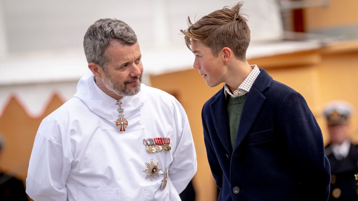 Kong Frederik og prins Vincent