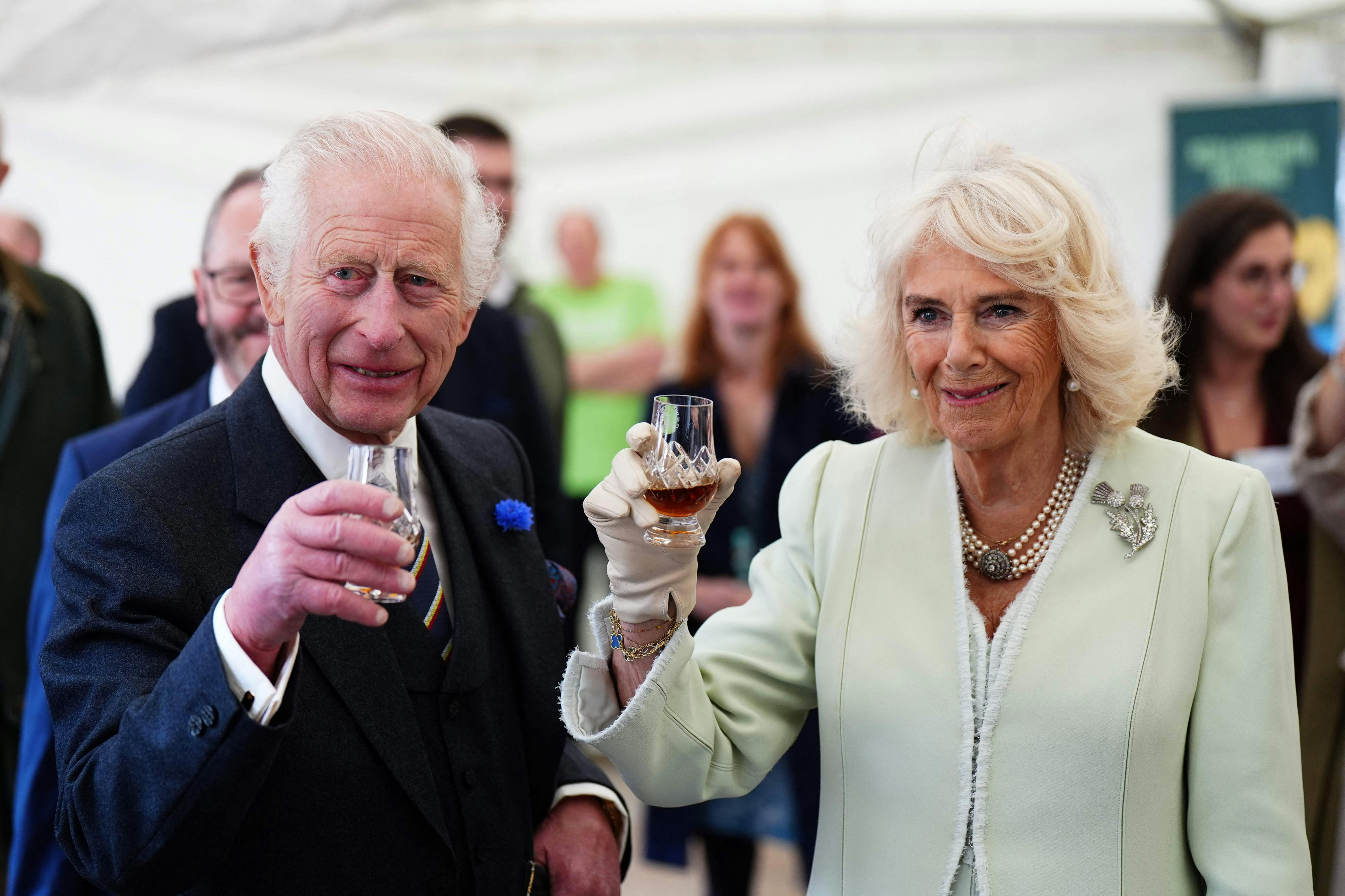 Kong Charles og dronning Camilla.&nbsp;