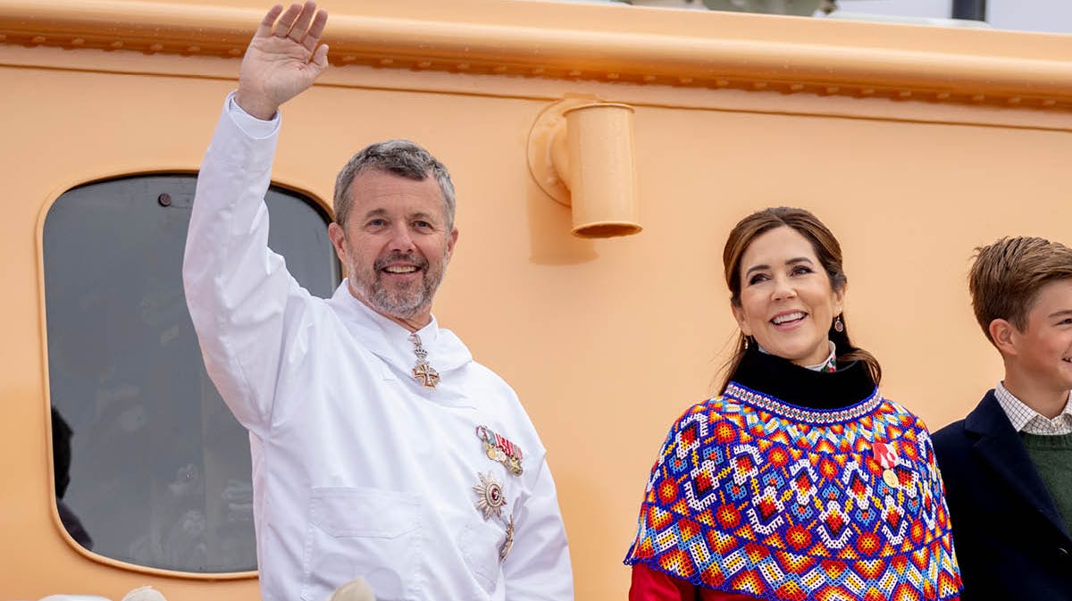 Kong Frederik og dronning Mary.
