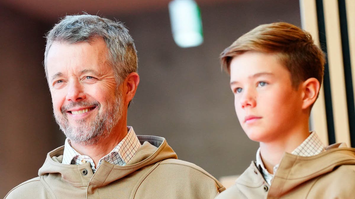 Kong Frederik og prins Vincent.