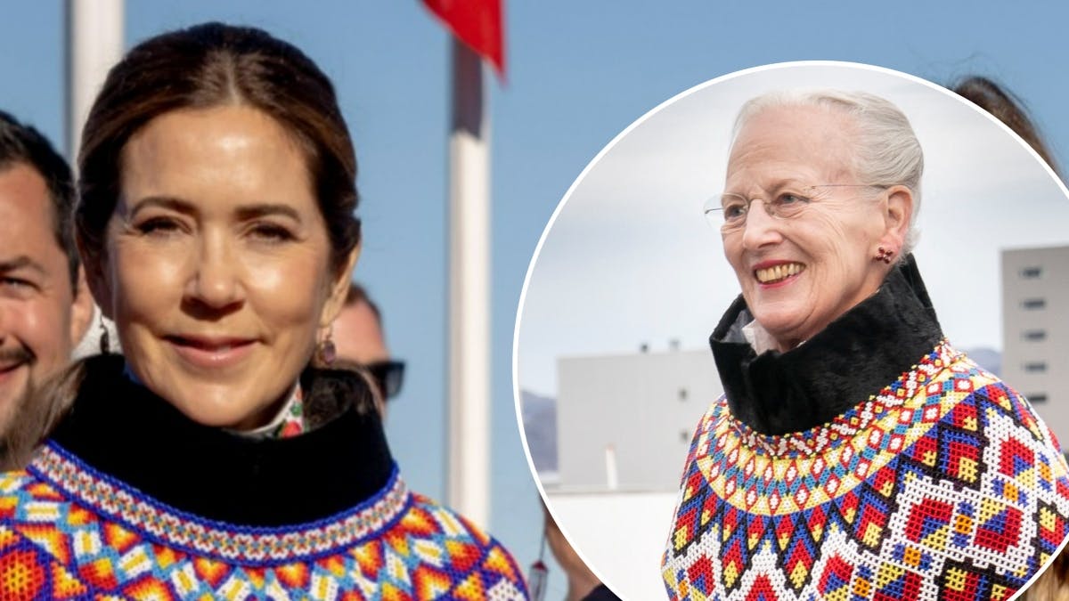 Dronning Mary og dronning Margrethe.