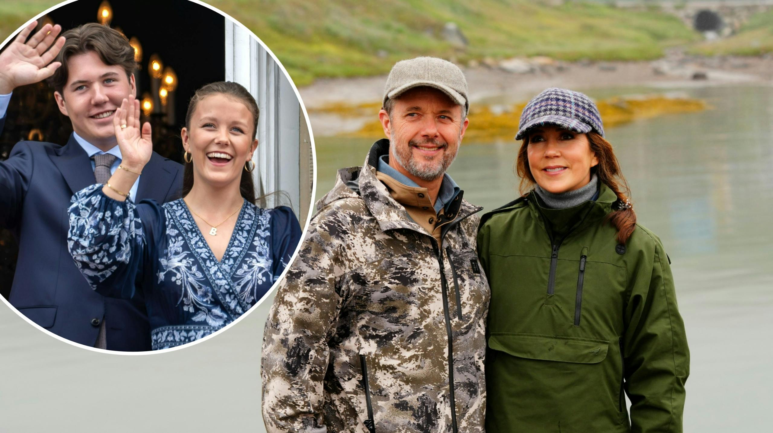 Kong Frederik og dronning Mary har savnet deres to ældste børn.