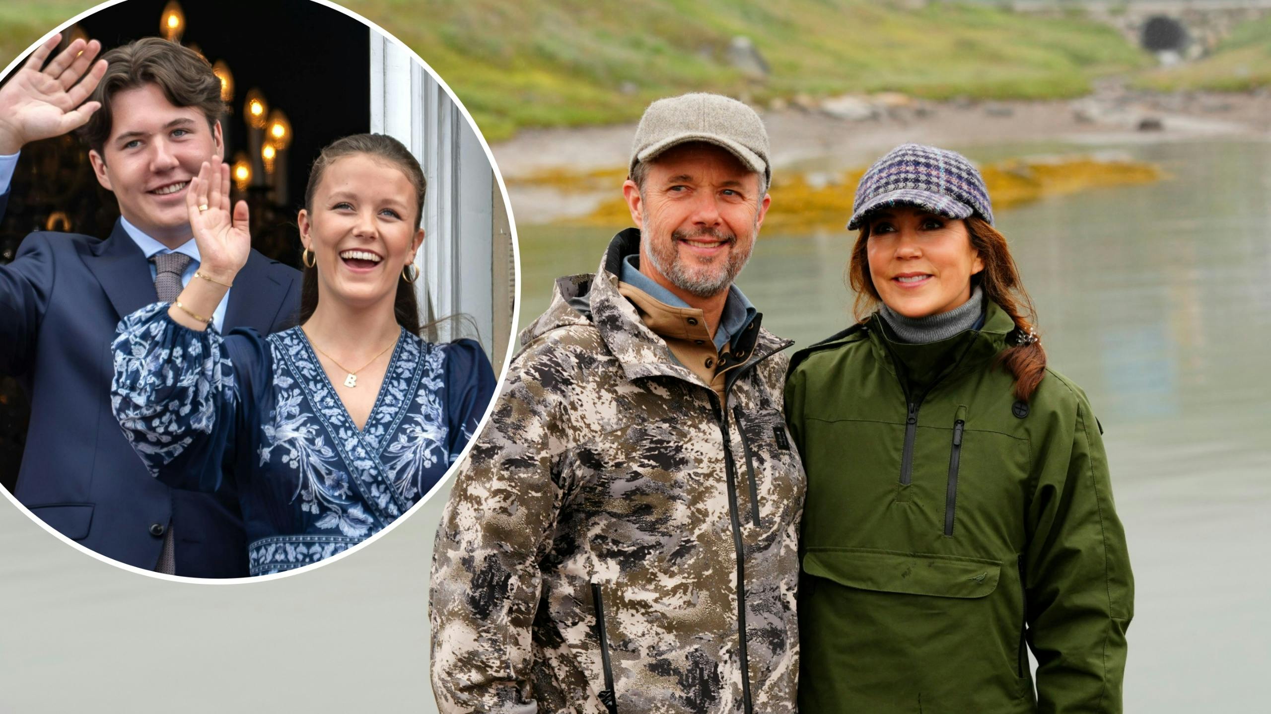 Kong Frederik og dronning Mary har savnet deres to ældste børn.