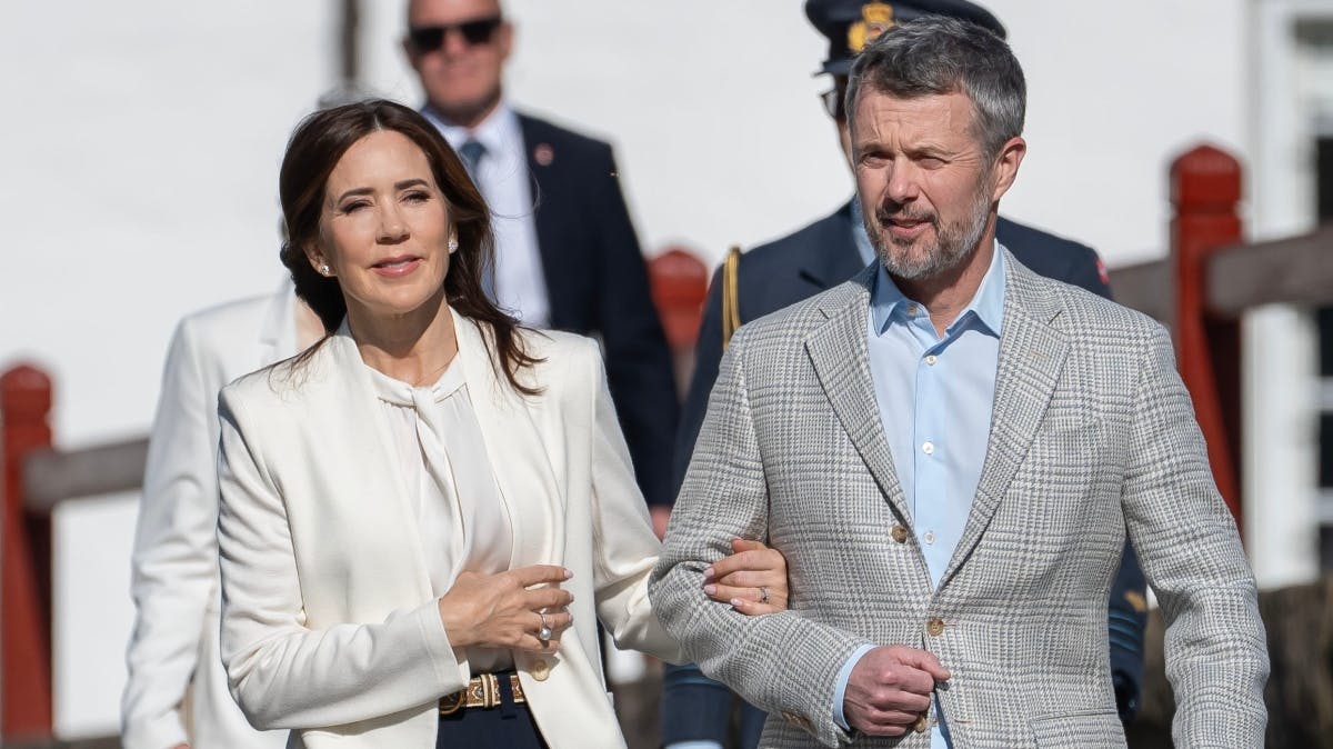 Dronning Mary og kong Frederik