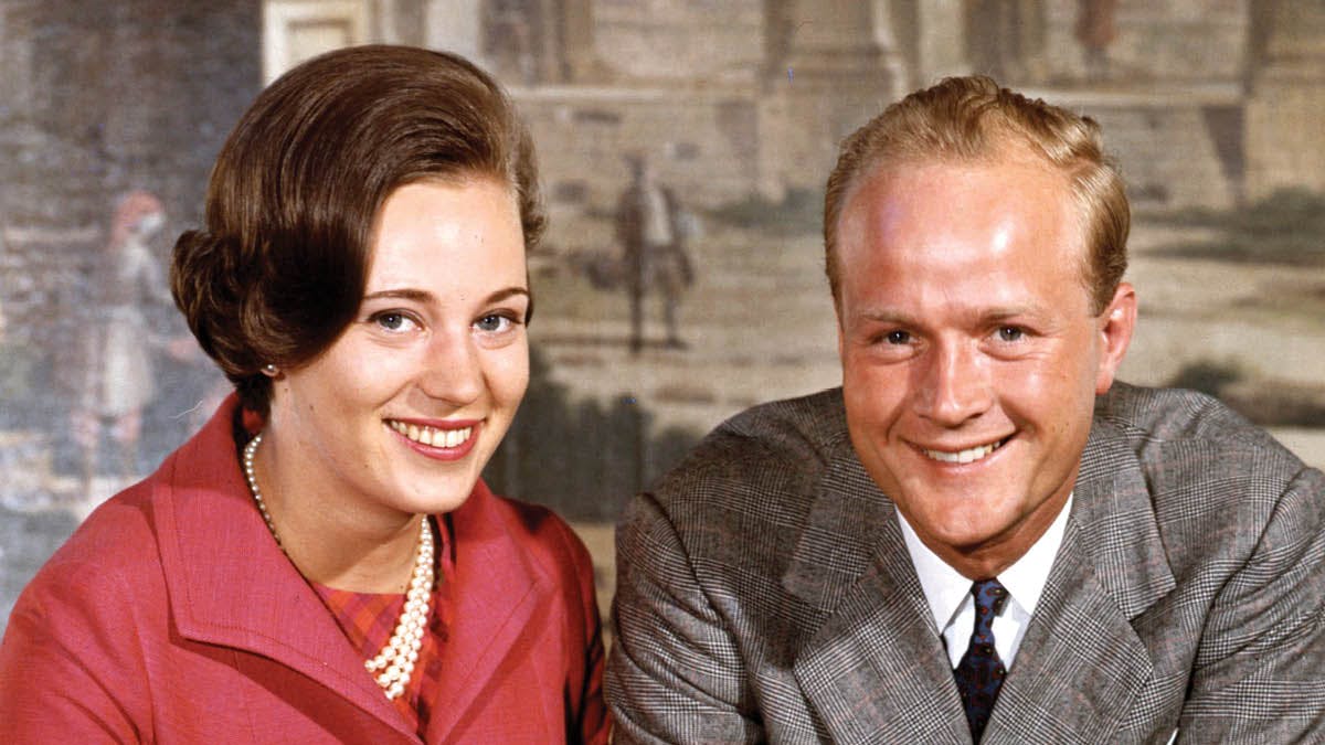 Prinsesse Benedikte og prins Richard i slutningen af 1960'erne.