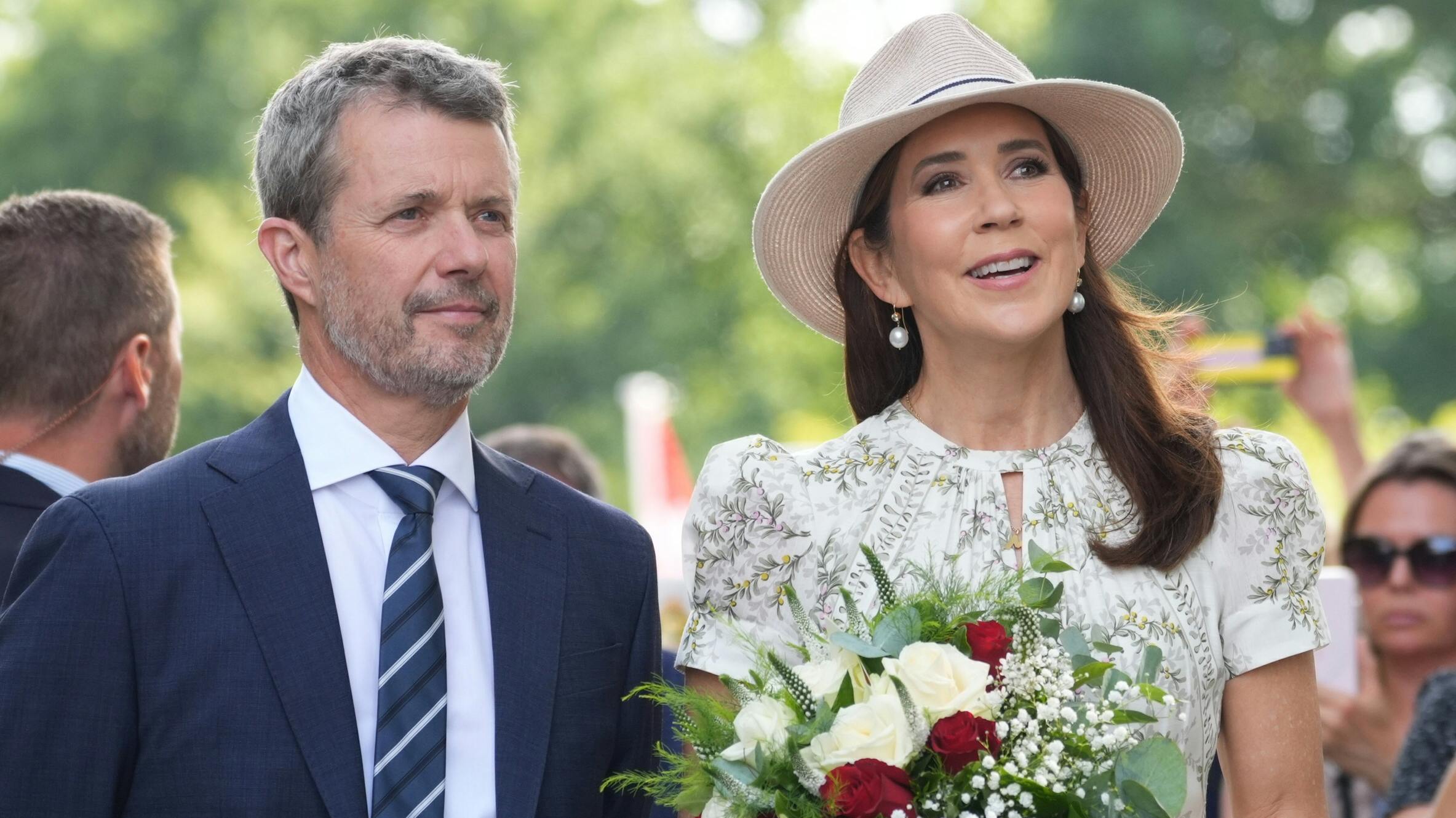 Kong Frederik og dronning Mary.