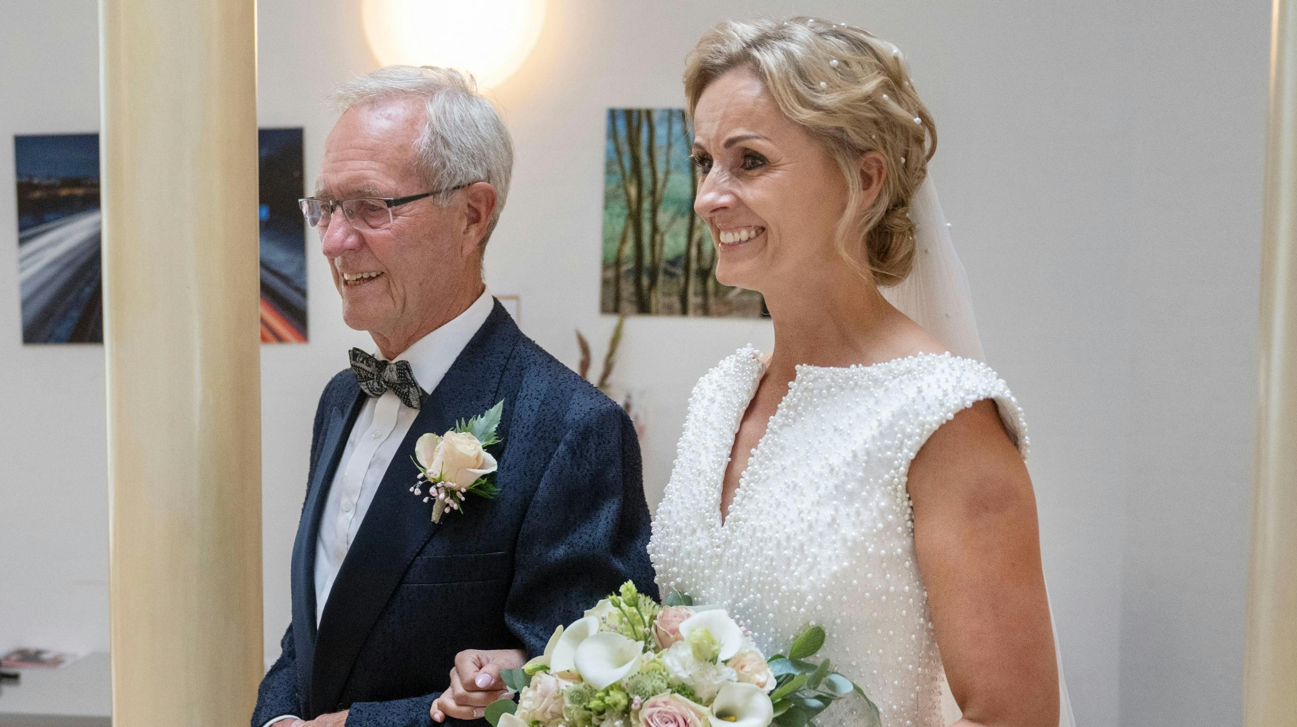 Marianne Eihilt og hendes far, Preben Eihilt.