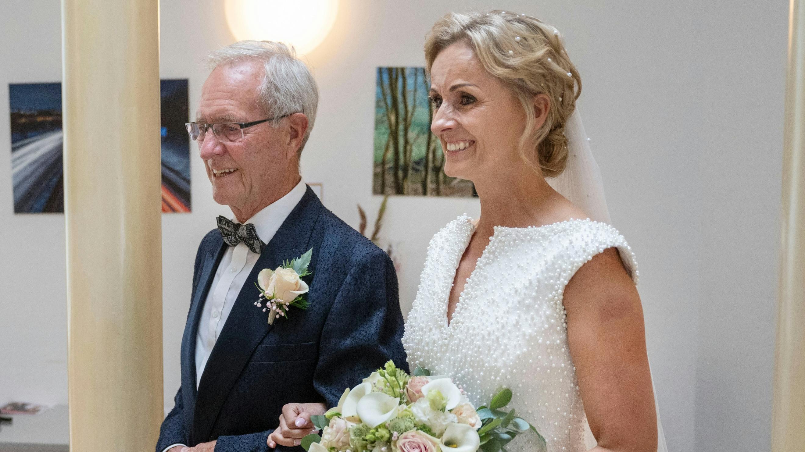 Marianne Eihilt og hendes far, Preben Eihilt.