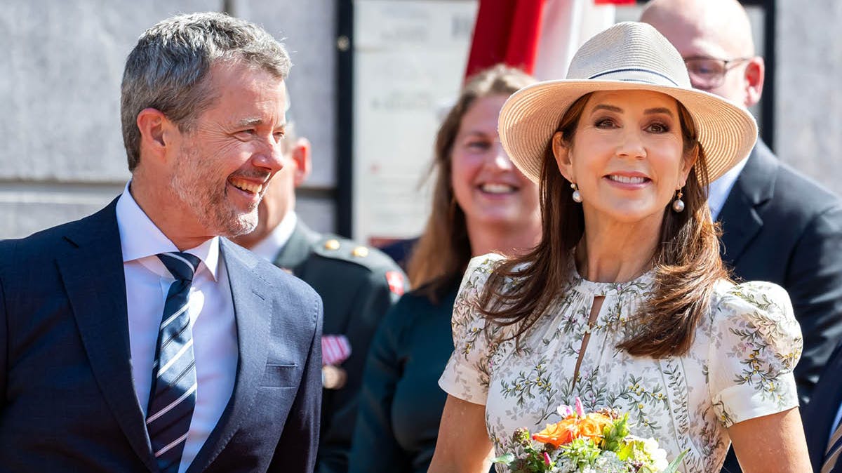 Kong Frederik og dronning Mary.