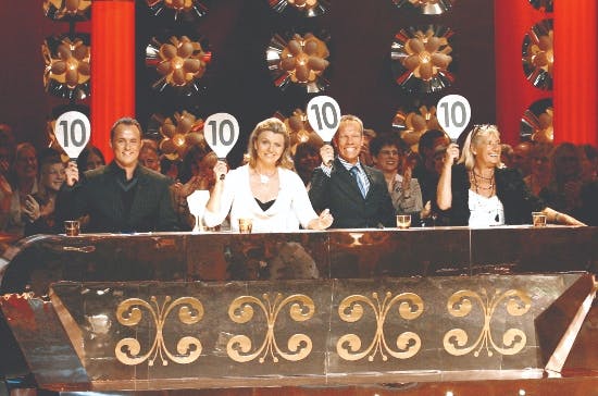 Dommerpanelet Vild med dans 2005.