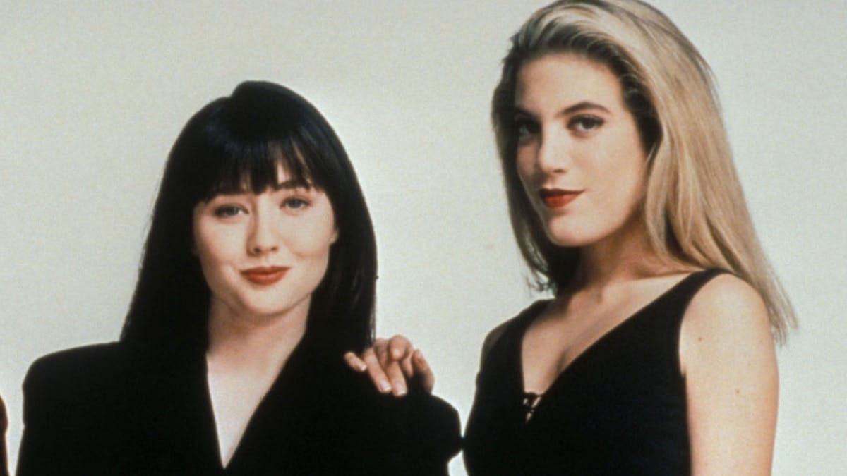 Tori Spelling og Shannen Doherty.