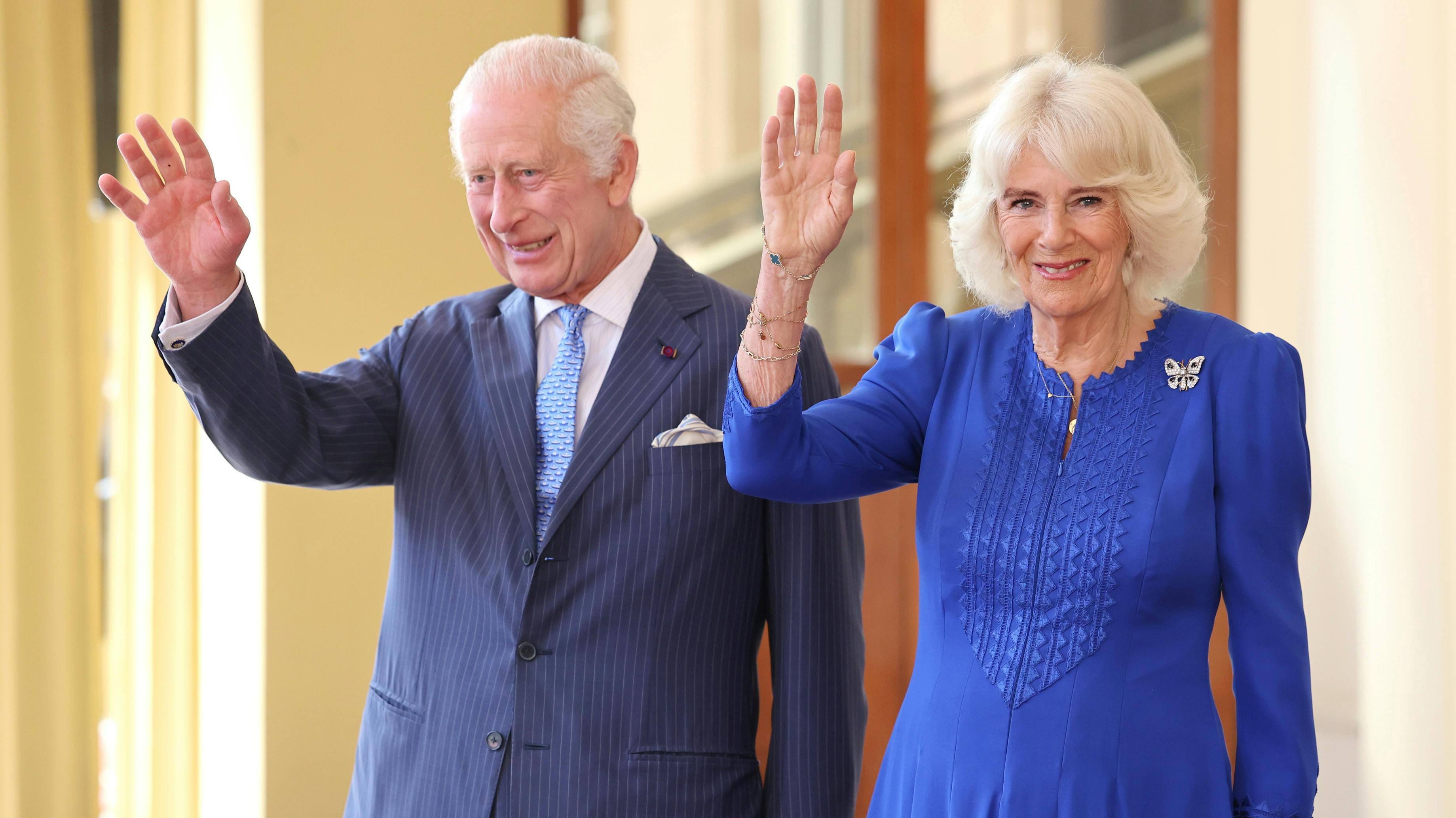 Kong Charles og dronning Camilla.