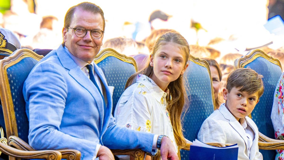 Prins Daniel, prinsesse Estelle og prins Oscar