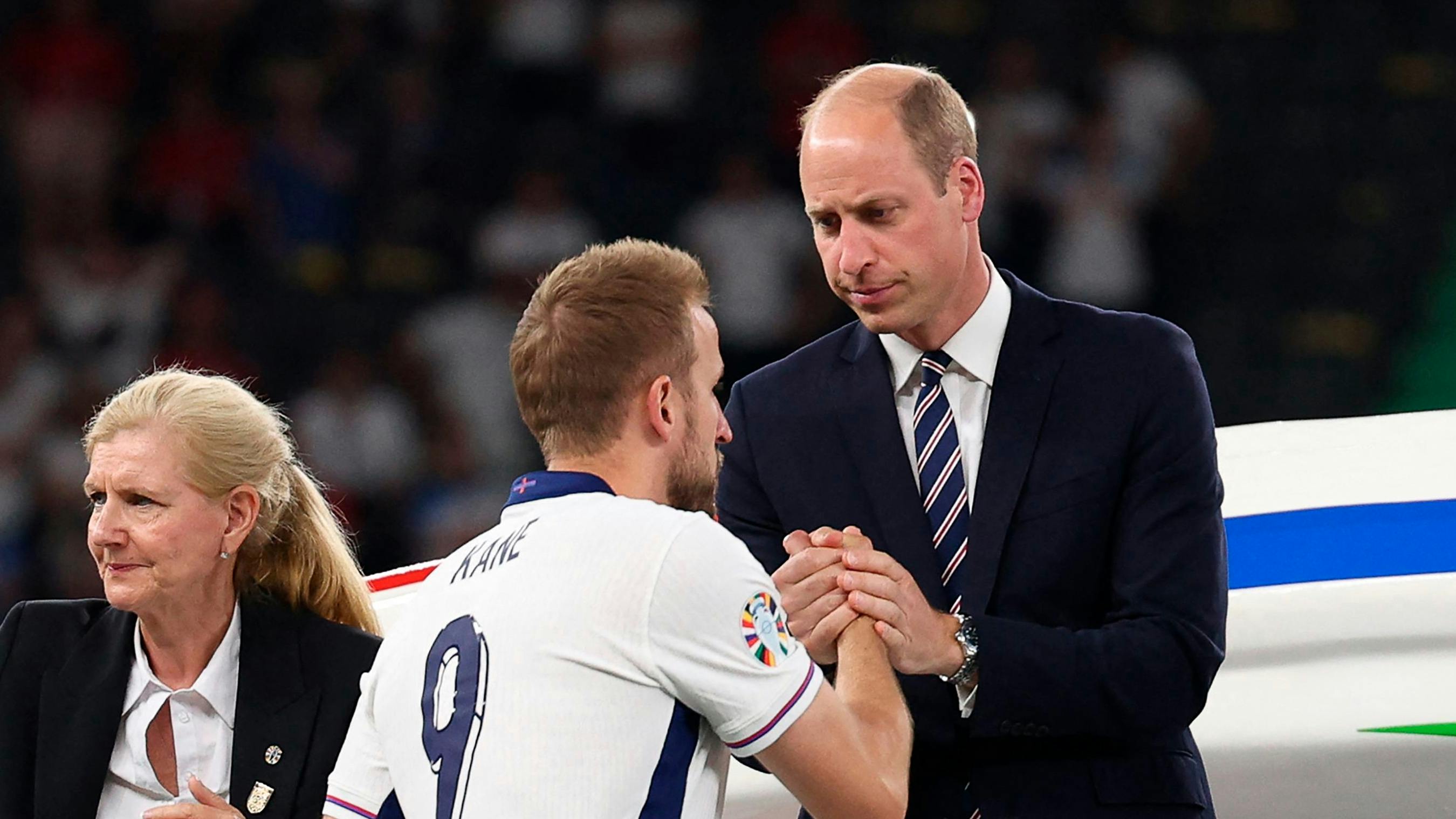 Prins William og Harry Kane.