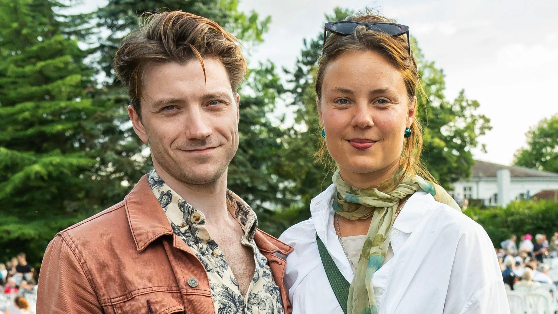 Alban Lendorf og kæresten Alberte.