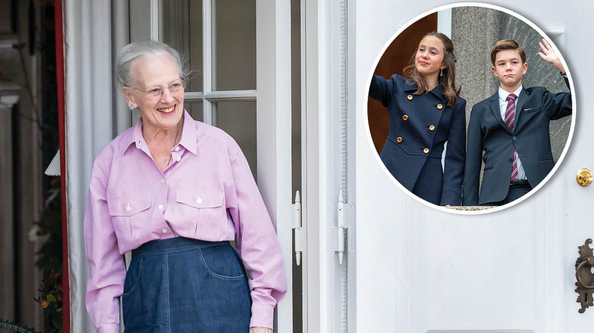 Dronning Margrethe (Indsat: Prinsesse Josephine og prins Vincent)