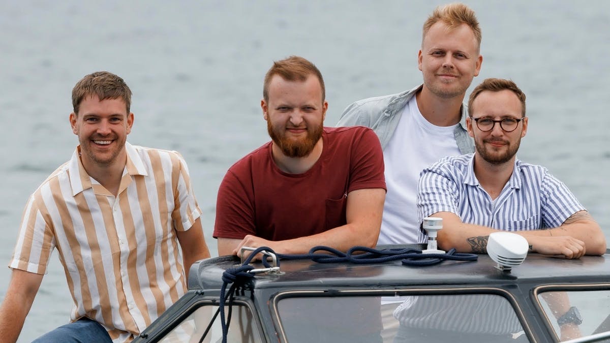 Anders, Rasmus, Benjamin og Tobias 