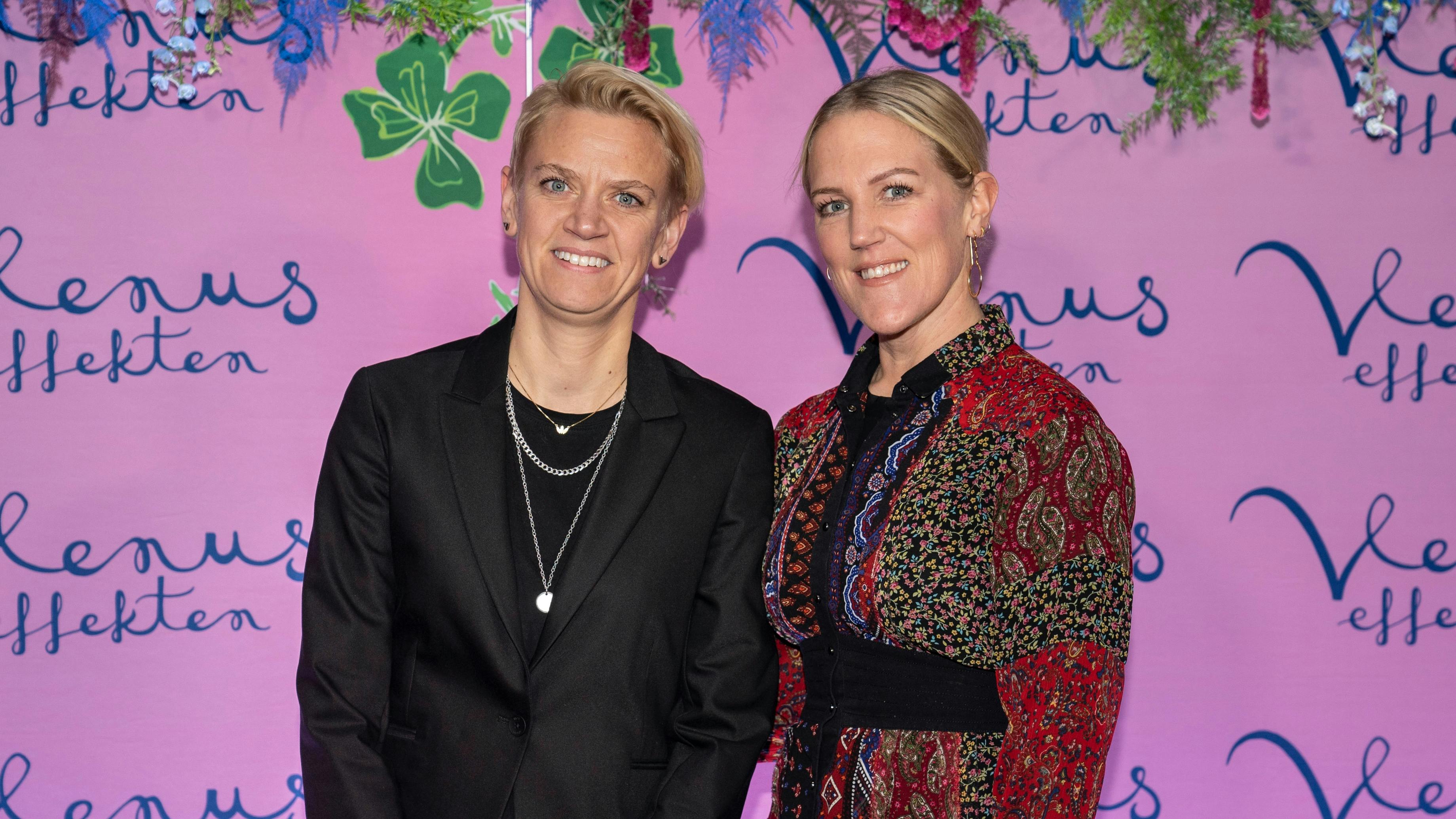 Michelle Kristensen og hustruen Pernille Wass.