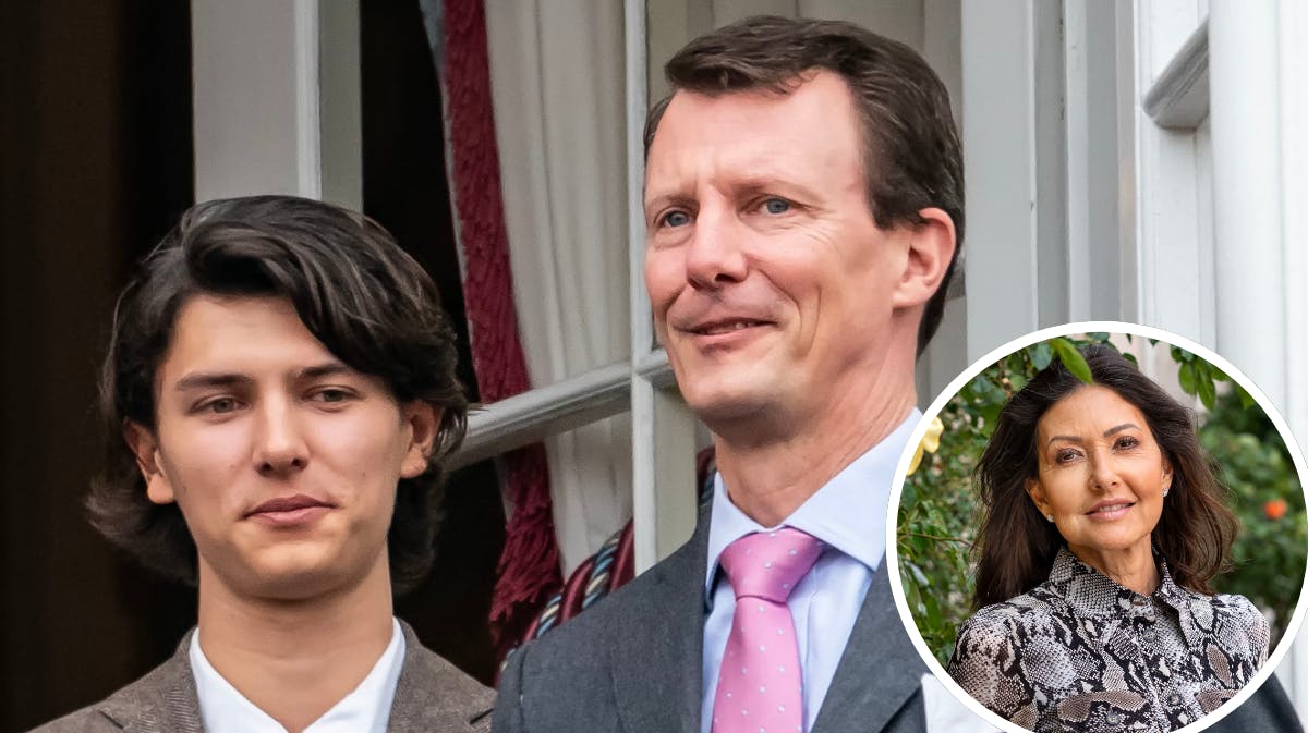 Grev Nikolai og prins Joachim. Indsat foto af grevinde Alexandra. 