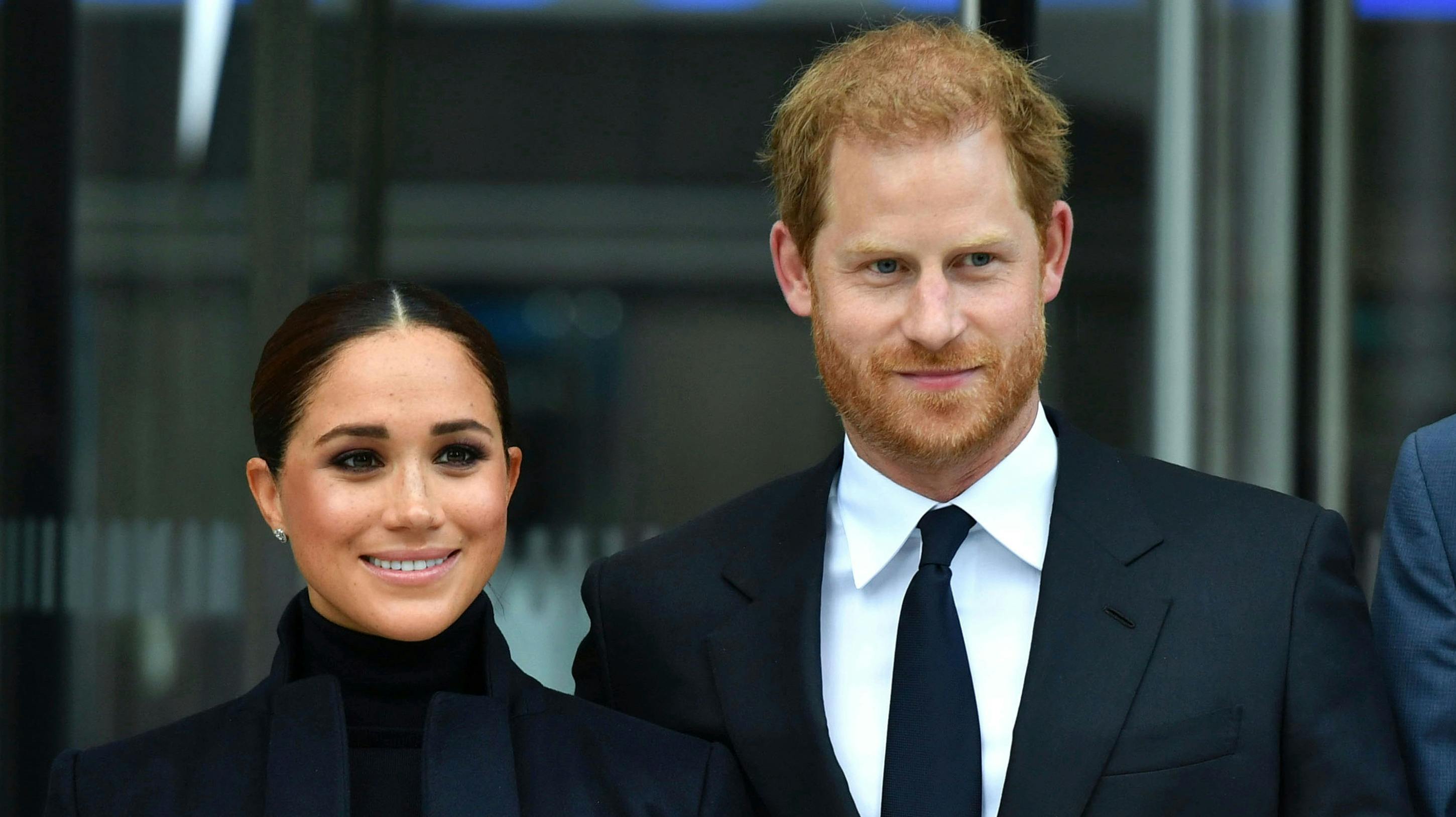 Hertuginde Meghan og prins Harry. 