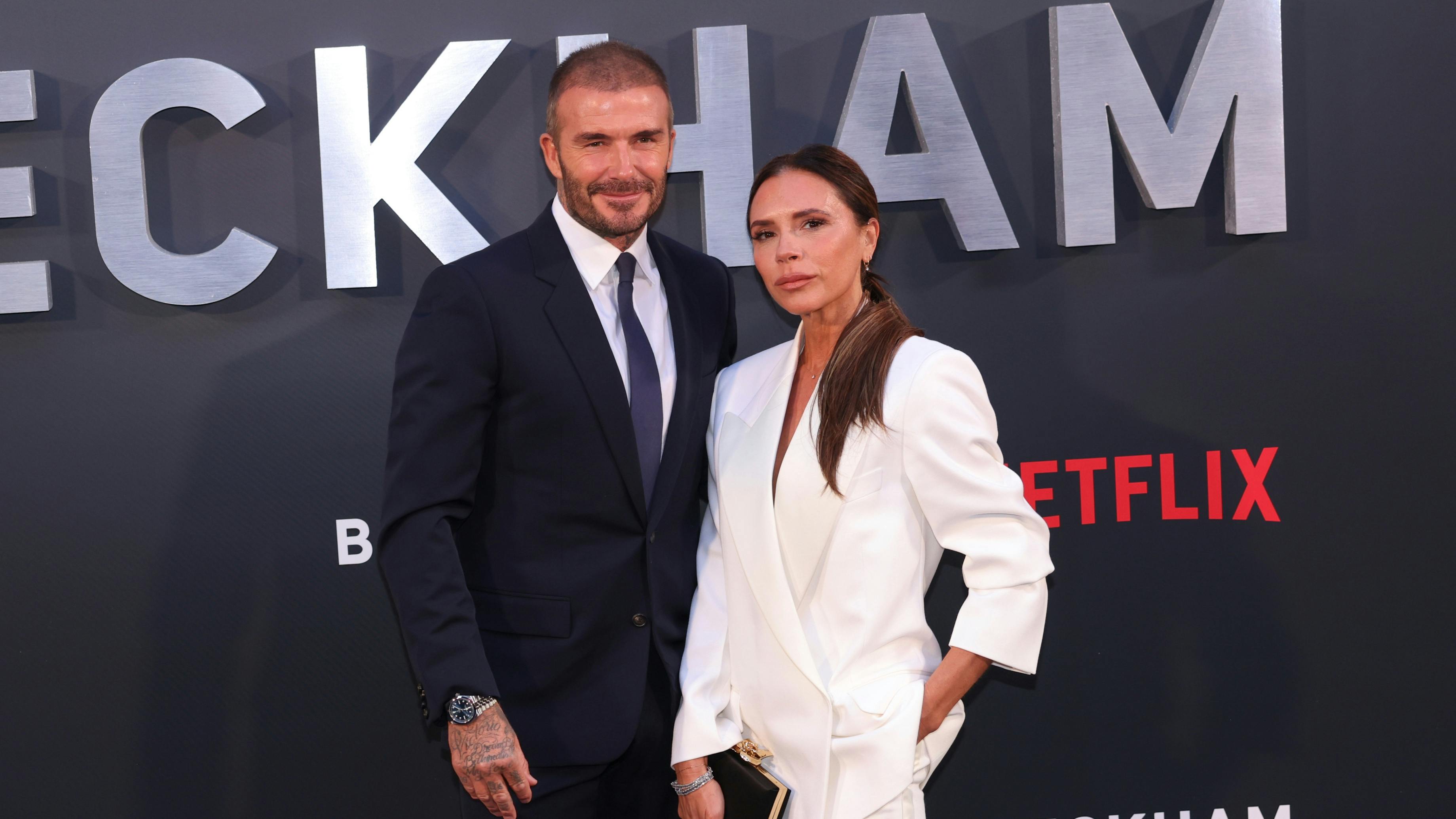 David og Victoria Beckham.