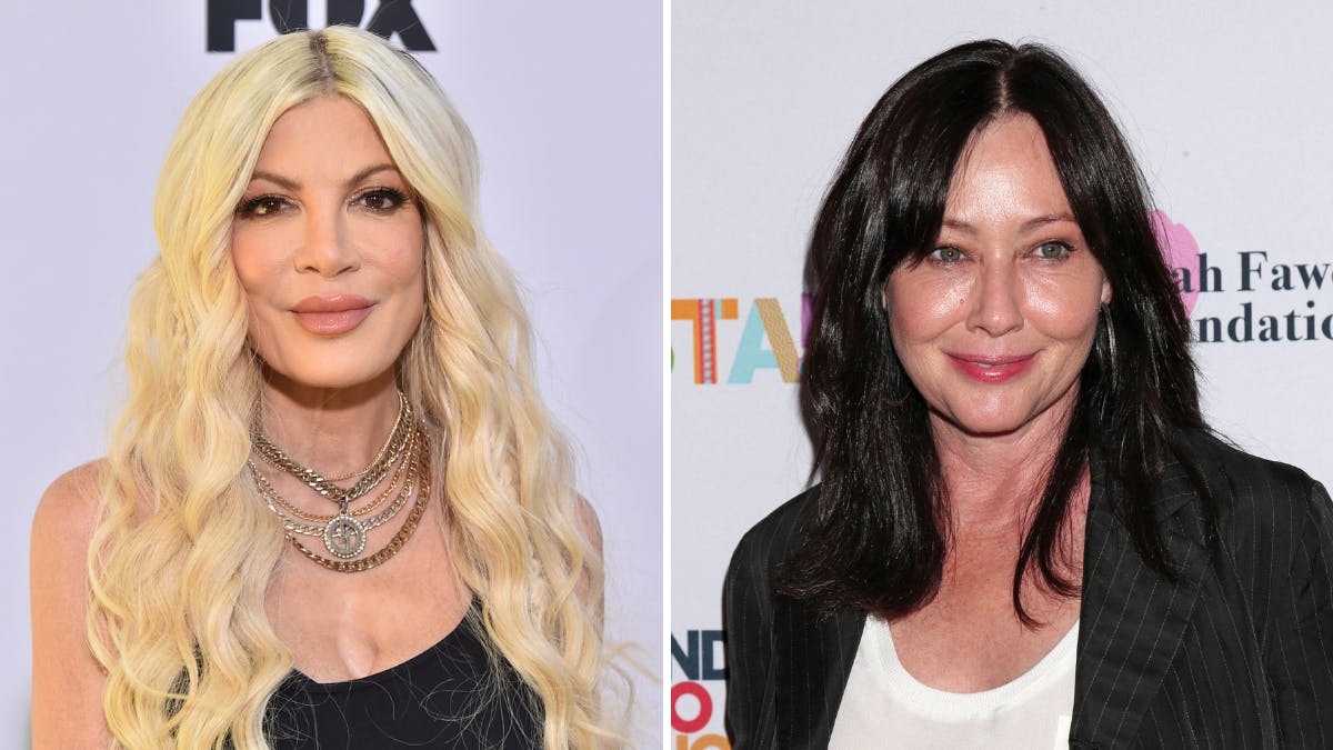 Tori Spelling og Shannen Doherty.&nbsp;