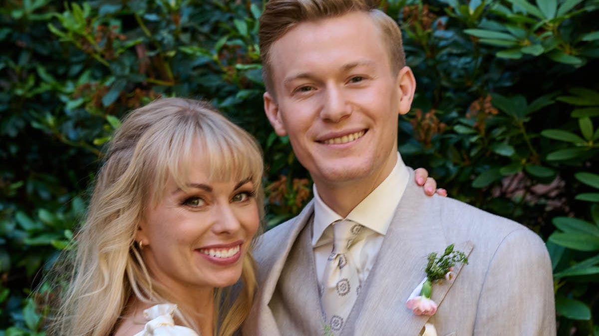 Jenna og Albert August Harson.