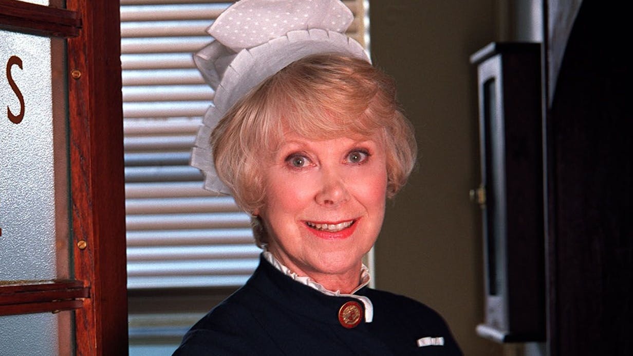 Wendy Craig spillede oversygeplejersken i tv-serien ”Landsbyhospitalet”.