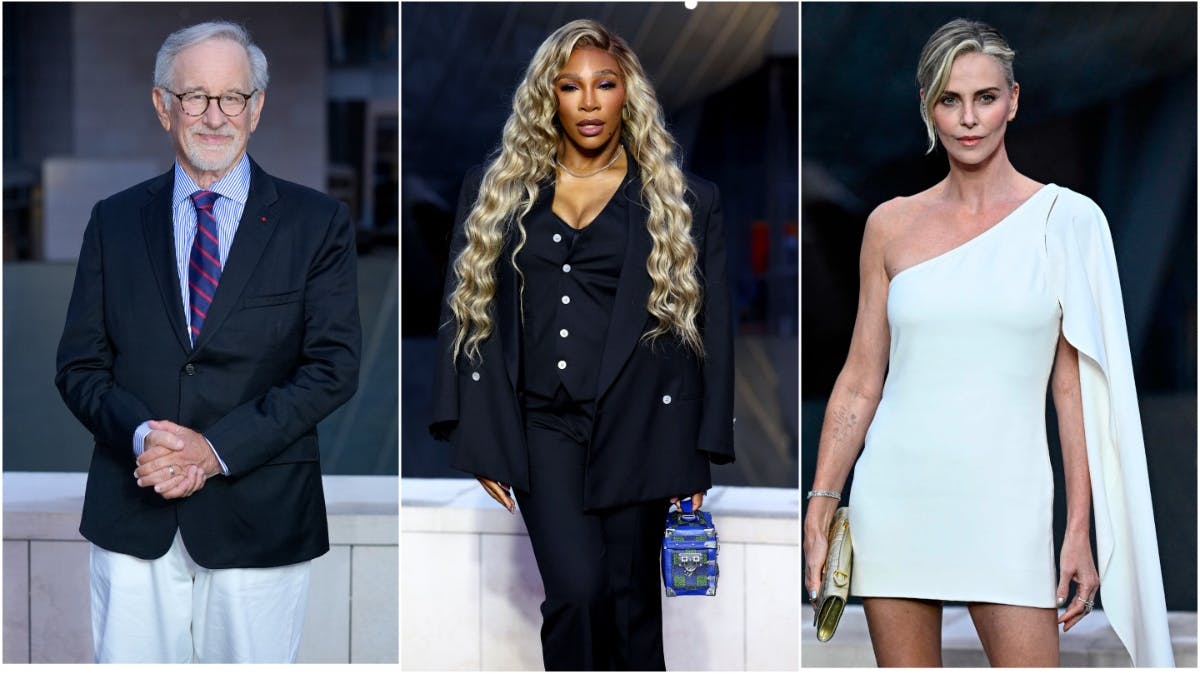 Steven Spielberg, Serena Williams og Charlize Theron.