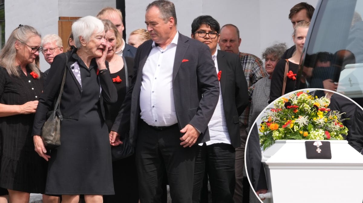 Henrik Voldborg er blevet bisat fra Nærum Kirke