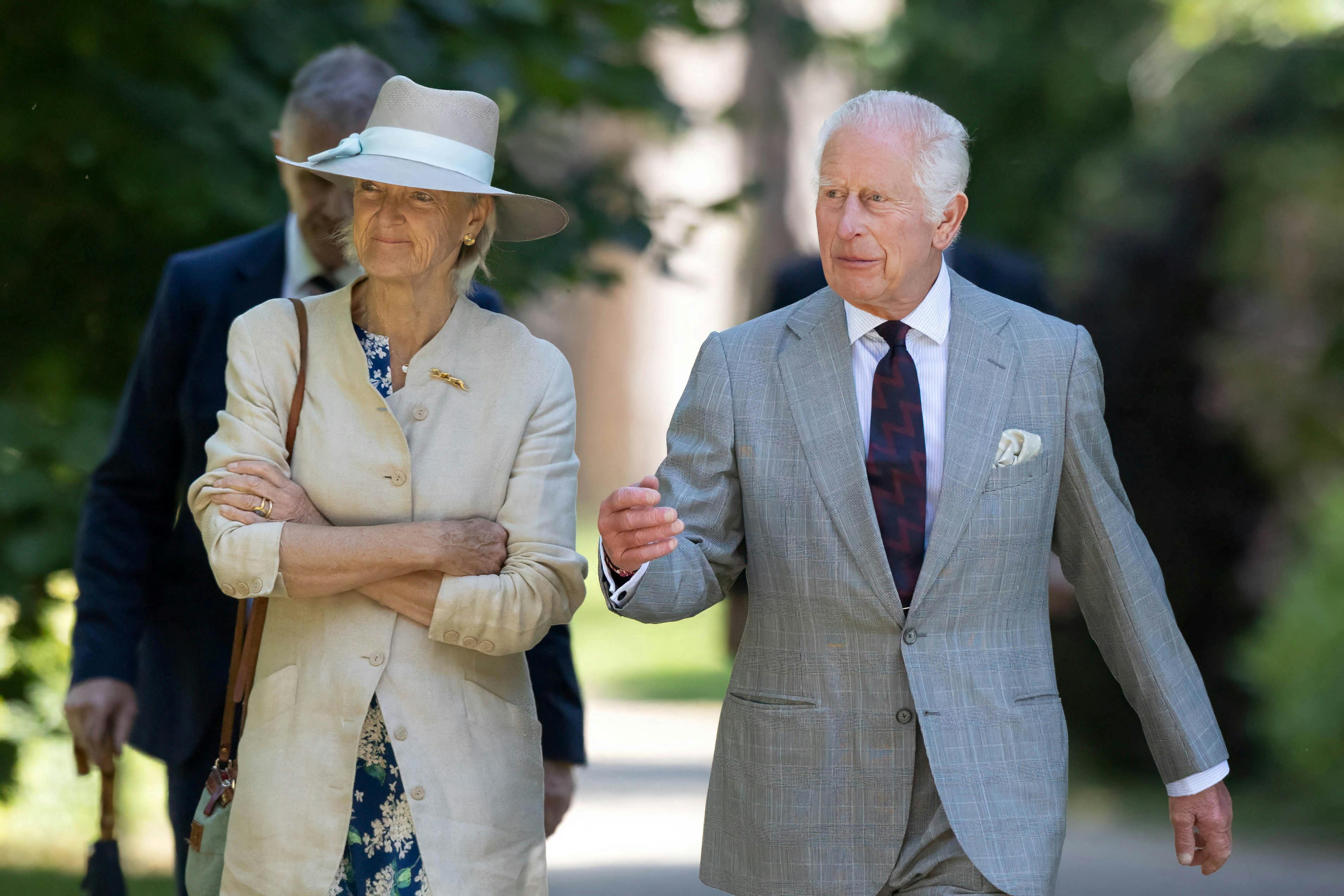 Britain's King Charles attends the Sunday Service at St Mary Magdalene Church, in Sandringham, Britain July 28, 2024. Terry Harris/Pool via REUTERS