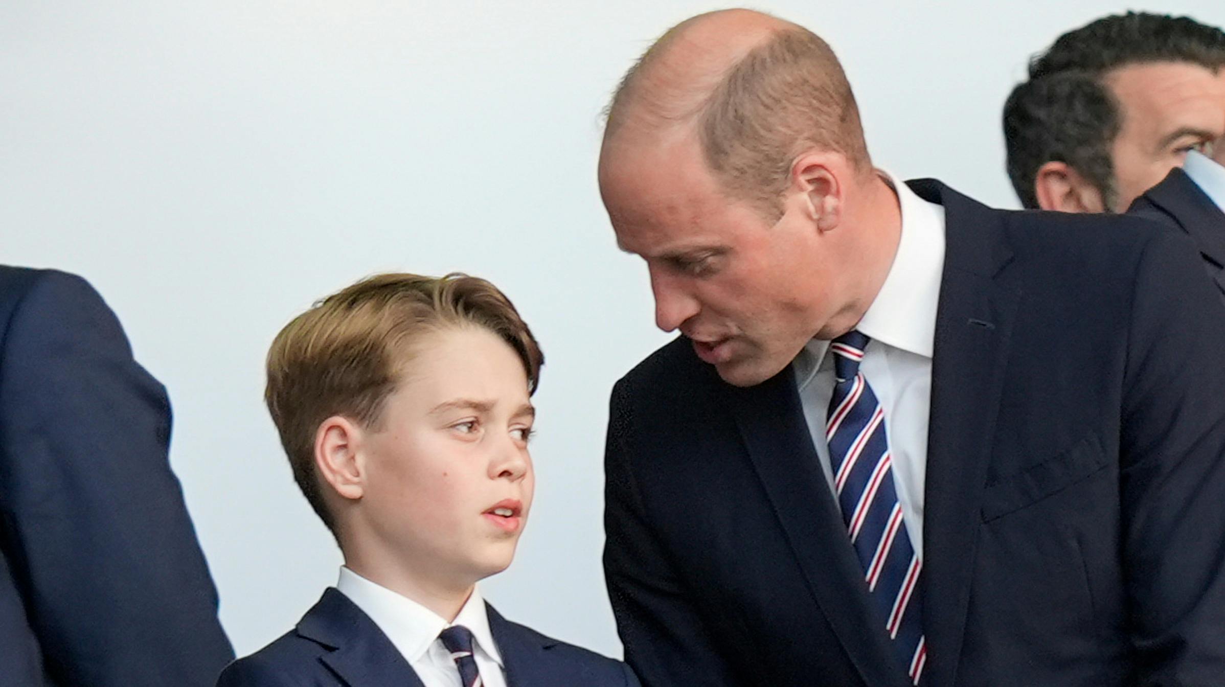 Prins George og prins William. 