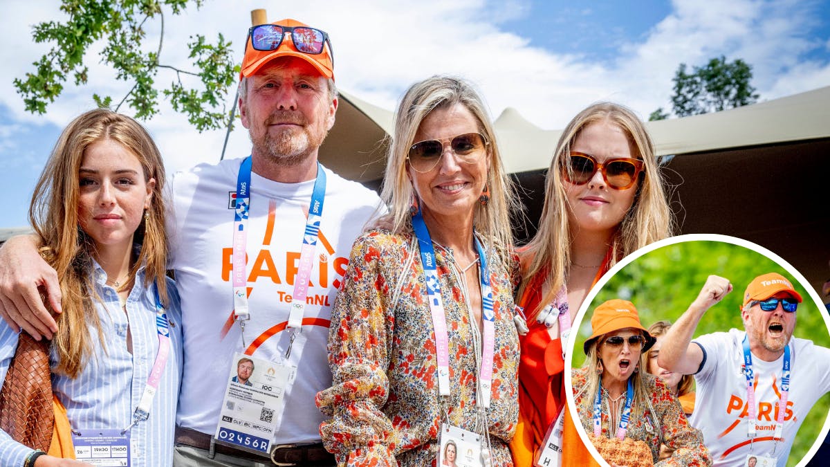 Prinsesse Alexia, kong Willem-Alexander, dronning Maxima og prinsesse Amalia.&nbsp;