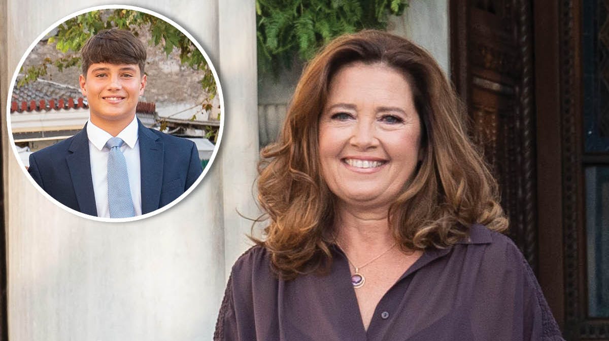 Prinsesse Alexia med sin søn, Carlos.