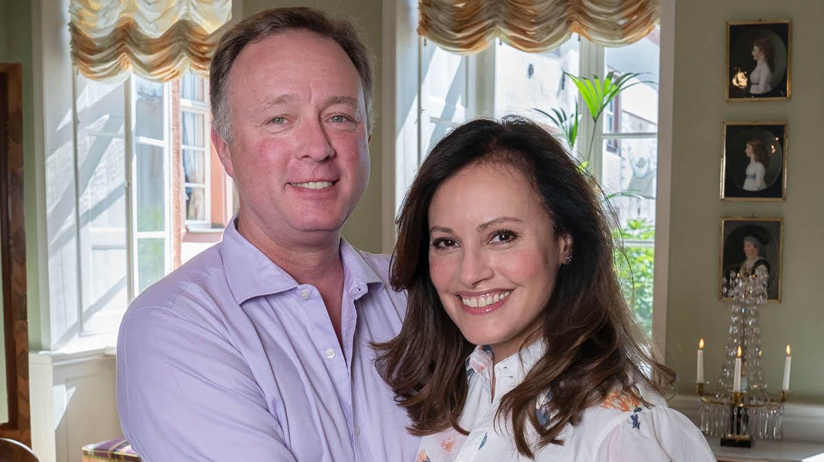 Prins Gustav og prinsesse Carina.