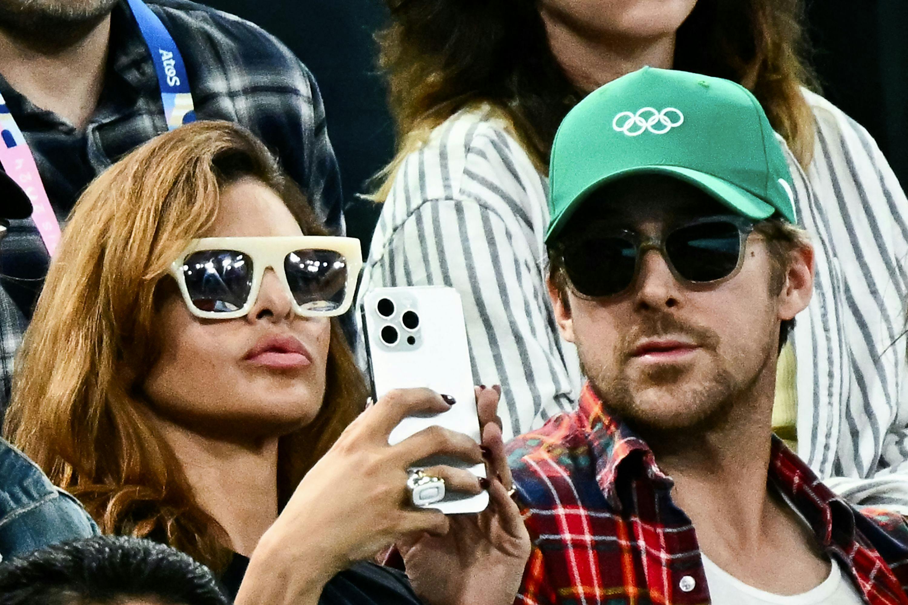 Eva Mendes og Ryan Gosling til OL.