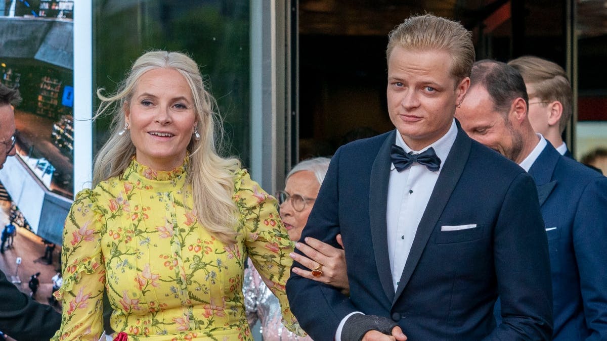 Kronprinsesse Mette-Marit og Marius Borg Høiby