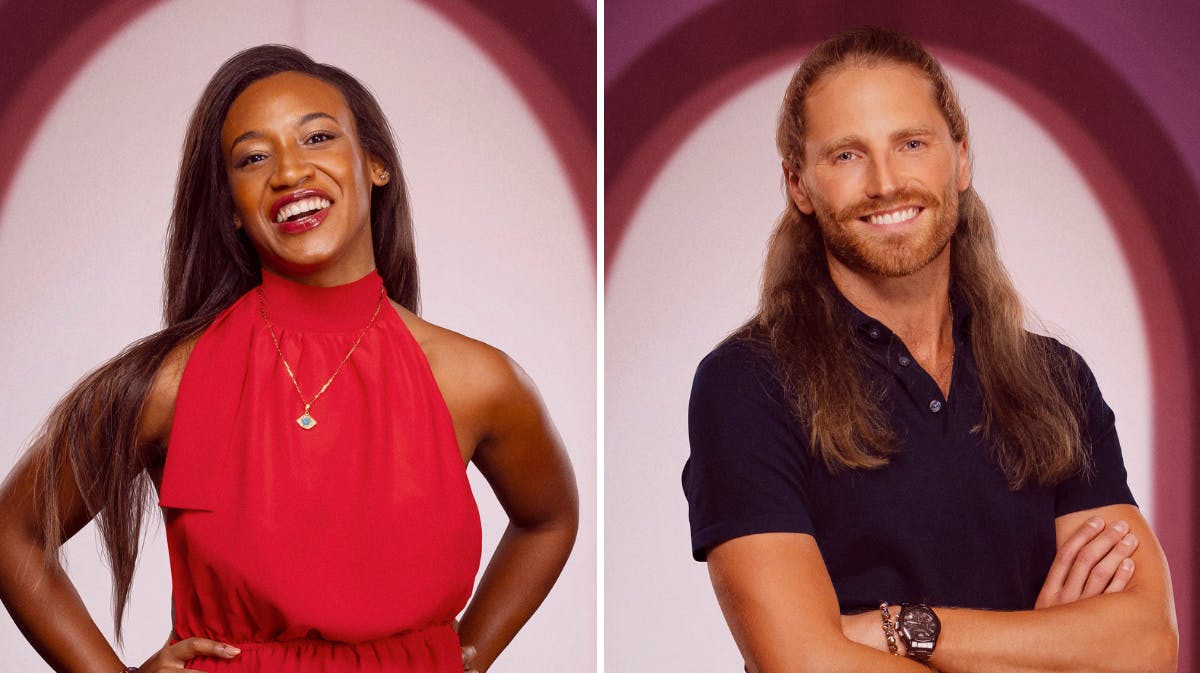 Nicole og Benaiah fra "Love is blind: Storbritannien". 