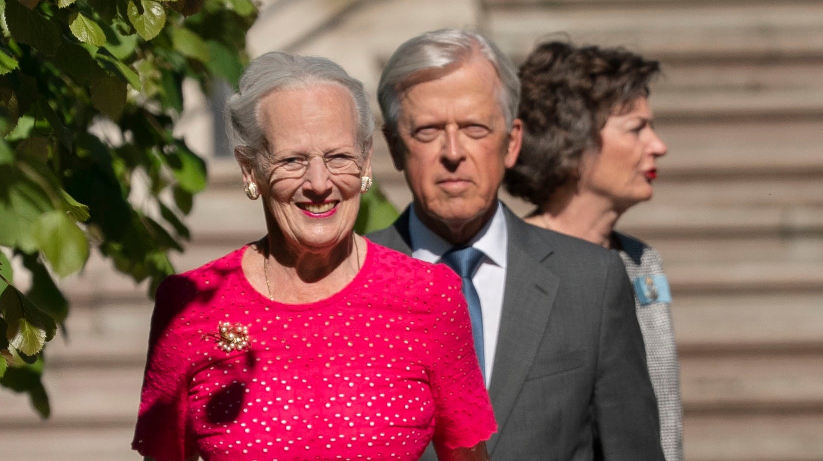 Dronning Margrethe og den tidligere hofmarskal Michael Ehrenreich. 