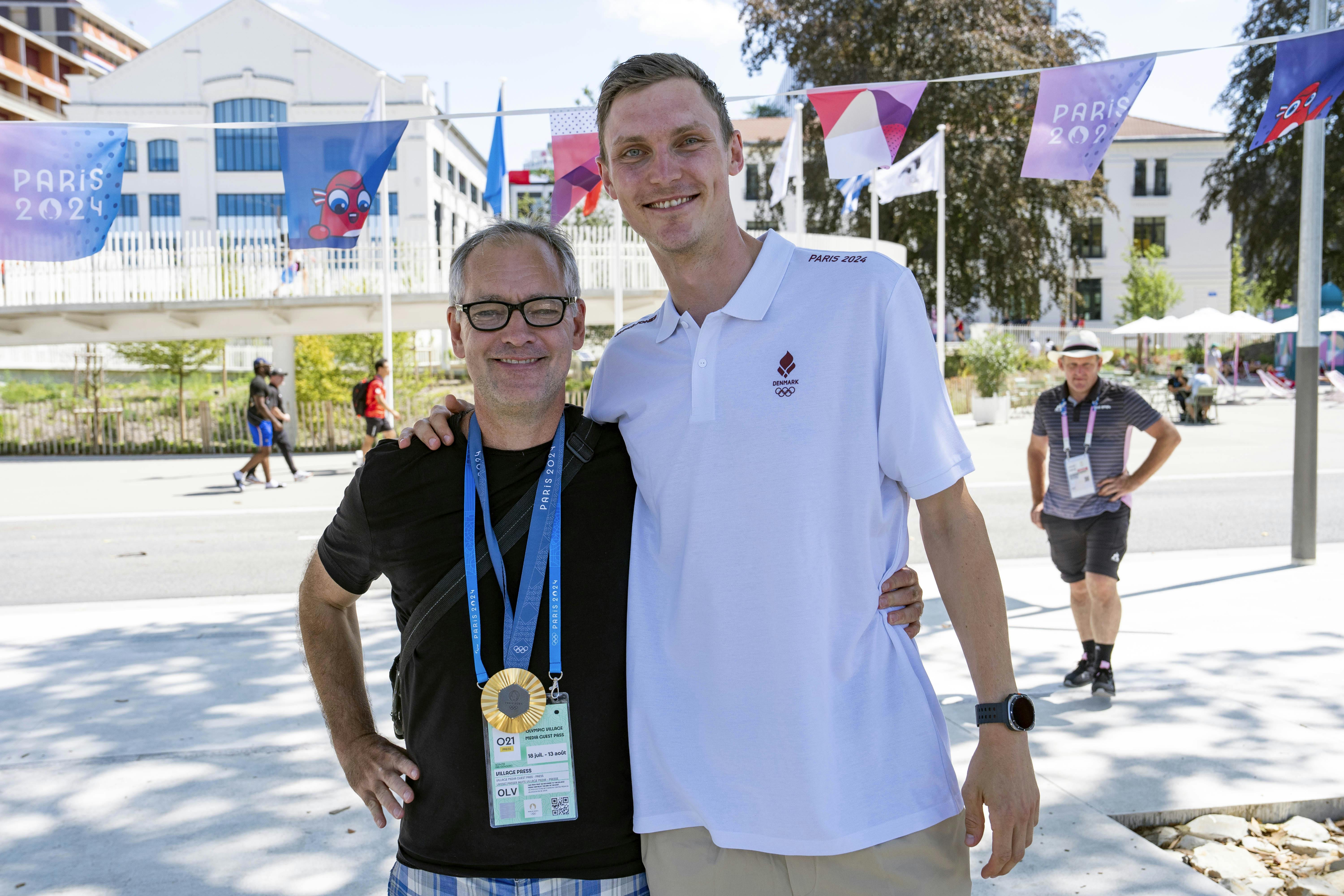 Ulrik Ulriksen og Viktor Axelsen til OL i Paris 2024.